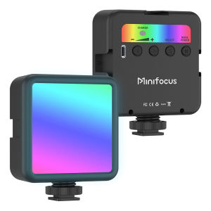 Đèn LED Mini Cầm Tay RGB Đèn Selfie Video Đèn Màu Có Thể Điều Chỉnh Cho Máy Ảnh Điện Thoại Thông Minh GoPro Máy Tính Xách Tay Pin Sạc 1800mAh