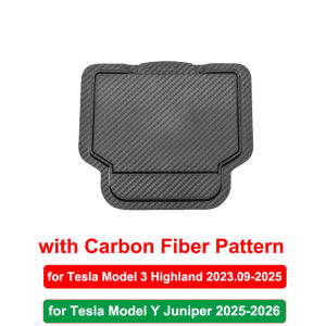 for Tesla Model Y YL Juniper 2025 Armrest Box Hidden Storage Organizer Box Carbon Fiber Pattern Model 3 Highland Y L Card Holder