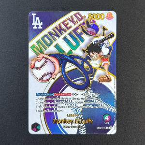 Bandai | Self Made One Piece English Baseball Series Luffy EB02-010 Nami Ace OP13-002 Hot Stamping Game Collection Card Toy