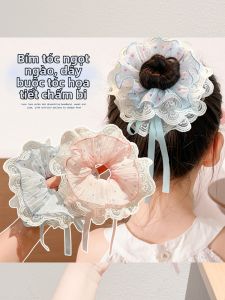 NING ZHOU | Phụ Kiện Tóc Voan Chấm Bi