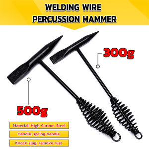Digeo 300g 500g Spring Handle Welding Chipping Hammer Industrial Grade Welding Hammer Welding Hammer Slag Hammer
