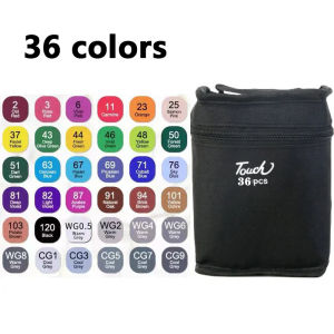 24/36/48/60/80/120/168 Colors Double Tip Permanent Art Marker pens for Drawing Painting Sketching Comics Design School Supplies