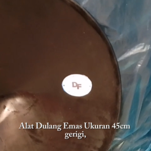 Alat Dulang Mas Dulangan Emas Uk 45 Gerigi Fiber Fiberglass Gold Pan Gerigi
