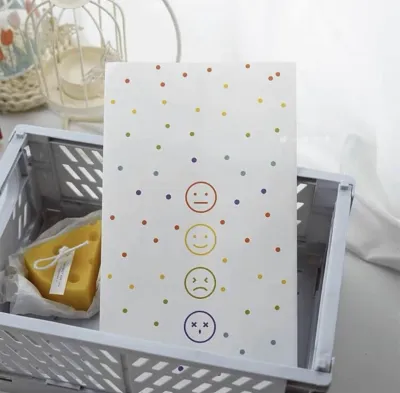 Korea ins smiley gift bag/ paper bag