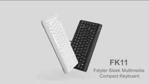 A4Tech FK11 Fstyler FN Multimedia Compact Keyboard
