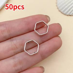 30/50pcs Heart stars alloy Antique Silvery Charms Beads Loose Spacer Beads For Jewelry Making DIY Necklace Bracelet Accessories