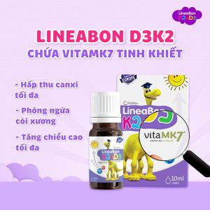 Vitamin K2 D3 cho bé LineaBon 10ml siro tăng trưởng chiều cao cho trẻ 0M+ - Monnie kids