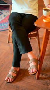 Marhadi Sendal Kulit Birken Pria Slide 2 Ban Cowok Noesa