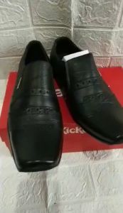 Sepatu Kerja Kantor Pantopel Kulit Model Casual Pria Cowok Mens Pantofel 2203
