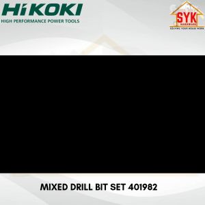 SYK Hikoki 401982 Mixed Drill Bits Set 9Pcs Wood Metal Masonry Bits Accessories Mata Drill Besi Mata Tebuk Besi Kayu