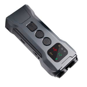 15-30Khz Ultrasonic Dog Repeller Rechargeable Dog Training Device Portable Anti-Barking Dog Trainer with LED Flashlight 2-head