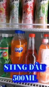 Nước tăng lực STING hương dâu tây đỏ chai 500ml
