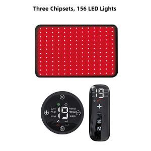 Wireless Pet Dog Red Light Therapy Pad Hot Compress Massager Joint Neck Old Dog Bone Infrared Lamp Belt Health Care Equipment