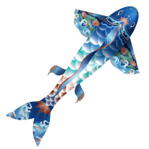SHENWO | Large High-Quality Adult Easy-to-Fly Koi Pattern Kite