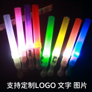 Đèn Pin Cầm Tay LED Biểu Diễn Concert Fluorescent Sticks Đèn Pin Cầm Tay Ngắn Bạc Nhiều Màu Sắc Biểu Diễn Đèn Pin