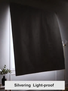 Blackout Curtain Sale For Window Anti-Uv Heat Insulation 100% Blackout Kurtina complimentary straps