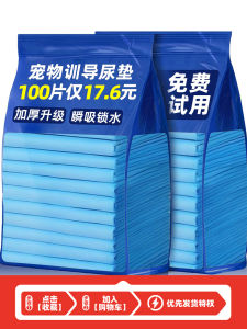 Disposable Dog Training Pads Absorbent Urine Mat Cat Litter Mat 100pcs Pet Supplies Teddy Odor Eliminator Dog Training Pads