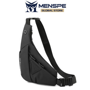 MENSPE Fashion Chest Bag Men Bag Men Cross-body Bag Casual Street Shoulder Bag Waterproof Anti-Thief Close Fitting Sling Bag Lightweight Messenger Bag Large Capacity Single Shoulder Bag for Office School Outdoor Travel Sport