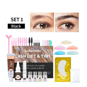 Lash Fast Lift And Tint Kit Professional Eyelash Perm Kit 2in1 Lashes Tint Brow Lashes Tint Brow Dye Eyes Eyelash Eyebrow Makeup