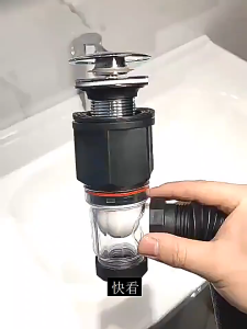 Flexible Drainage Outlet Pipe For Kitchen Bathroom Vanity Restroom Draining Sink cod
