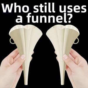Mini Foldable Kitchen Oil Funnel For Liquids