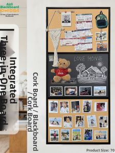 ShowIdea | Tri-functional Cork & Chalkboard Magnetic Board