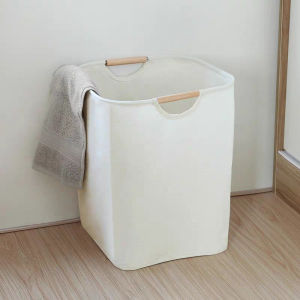 1pc Collapsible Laundry Basket with Handle Large Capacity Household Bathroom Dirty Clothes Storage Basket Clothes Organizer