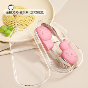 Baby Fork And Spoon Set Childrens Tableware Stainless Steel 316 Baby Feeding Utensils for Independent Eating Meal Training