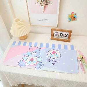 แผ่นรองเขียน แผ่นรองคีย์บอร์ด แผ่นรองเมาส์ พร้อมส่ง วัสดุเป็นหนัง PU ขนาด 67×30 cm