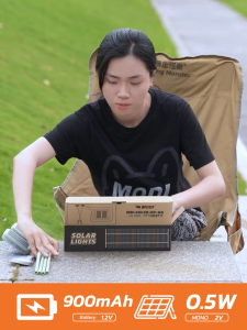 MODI โคมไฟปักสนามโซล่าเซลล์ โซล่าเซลล์สนาม ไฟพลังงานแสงอาทิตย์ ไฟภายนอกอาคาร ระบบสว่างค้าง ส่องต้นไม้และตกแต่งสวน