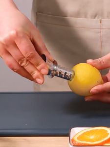 Locaupin Stainless Steel Manual Lemon Squeezer Citrus Orange Juice  Screw Press Fresh Squeezed Fruit Kitchen Tools