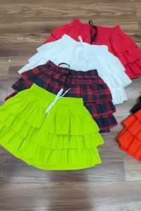 Váy tầng kaki mềm mịn đứng form tôn dáng cực xinh váy tập thể thao aerobic zumba shuffle dance...