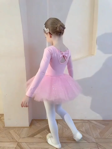 Váy Đầm Múa Ba Lê Cộc Tay KIDSBALLET Cho Bé Váy Múa Trẻ Em