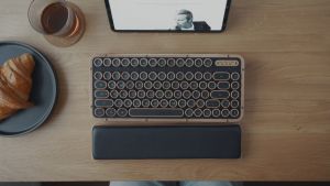 AZIO Retro Compact Elwood MK-RCK-W-01-US MAC Mechanical Keyboard