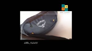 Tas Selempang OSPREY Pria Waterproof Waist Bag Hezel Pria Anti Air Anti Sobek