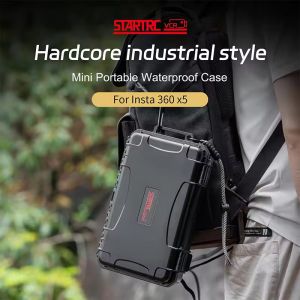 STARTRC for Insta360 X5 X4 X3 Mini Portable Box Waterproof Case Camera Protective Case Accessories เคสแข็งกันน้ำ กันกระแทก แบบพกพา