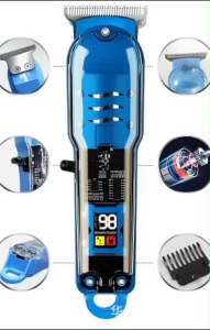 Alat cukur elektrik GYT-999 pemotong rambut kumis jenggot Hair clipper LCD functyion Display