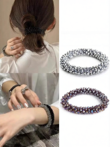 GUOQI | Elegant Crystal Hair Tie