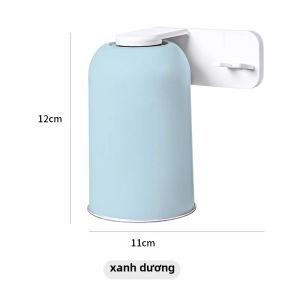 Giá Đỡ Bàn Chải Đánh Răng Hút Từ Tính Bằng Thép Không Gỉ Treo Tường Không Cần Khoan Kèm Cốc Đựng Nước Súc Miệng & Hộp Đựng Bàn Chải Đánh Răng