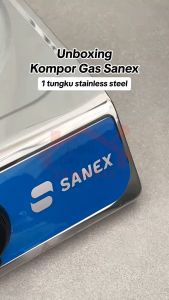 Sanex Kompor Gas 1 Tungku Stainless Steel Teknologi Sun Burner - SKG821 - FREE ONGKIR Jabodetabek