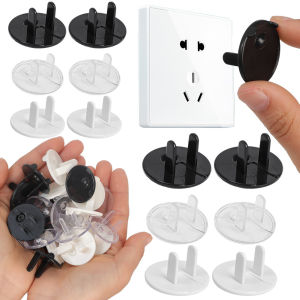 10PCS Anti Electric Shock Plugs Protector Covers Shock Plug Safety Lock Power Outlet Protectors Baby Safe