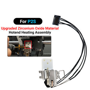 For Lab P2S Hotend Heating Assembly Kit Quick-Swap 300°C Fit For Bamboo P2S Hot End 3D Printer Replacement Parts