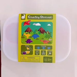 Học Liệu Giáo Cụ Toán Học Counting Dinosaur - Đồ Chơi Trí Tuệ Giáo Dục Sớm Giúp Trẻ Phân Biệt Màu Sắc Số Đếm-Tiệm Nhà sóc 2023