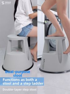 Sanwa Supply | Multifunctional Anti-slip Safe 2-step Ladder