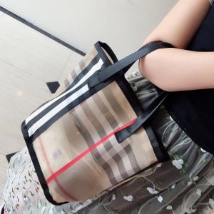 South Korea Internet Popular Plaid Mesh Handbag Cylinder Cut Out Breathable Square Portable Bath Fitness Bath Mummy Bag