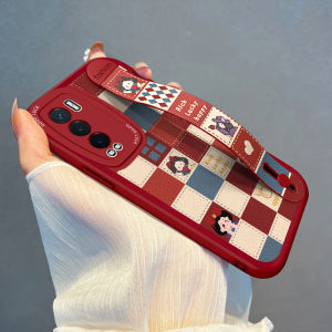 เคสโทรศัพท์ซิลิโคนนุ่ม Realme GT Master Exploration Edition พร้อมสายรัดข้อมือลายสโนว์ไวท์พร้อมป้องกันการตกหล่นและแบตเตอรี่เสริม