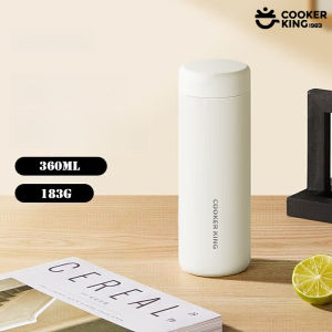 COOKER KING | COOKER KING 360ML Minimalist Thermos Cup 316 Stainless Steel+PP Mini Fashion Insulated Cup Waterbottle Exquisite Gift for Girls