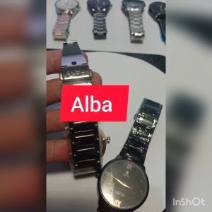 TOP MEWAH ELEGAN: Jam Tangan Pria & Alba Pria Tanggal Aktif Rantai Stainless Anti Karat