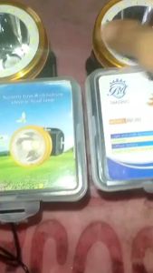 Tahitian Dual-Beam LED Headlamp with Adjustable Focus for Fishing Hunting and Camping - 105W Rechargeable Power Source