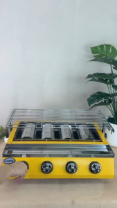 Sohef รับประกัน 1ปี เตาปิ้งย่างอินฟราเรด รุ่น6 หัวอินฟาเรด เตาปิ้ง เตาแก๊สประหยัดพลังงาน แรงดัน 2800P ขนาด 34*40*20 ซม